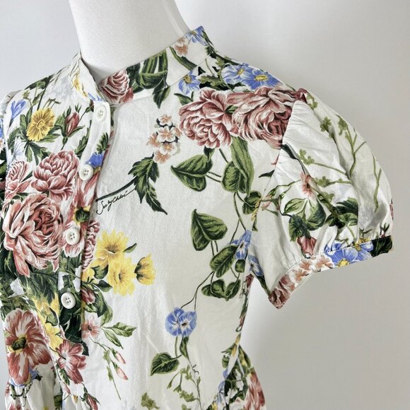 $498 NWOT SEE BY CHLOÉ Floral Print Cotton Multicolor Dress Size 36 - Picture 5 of 11